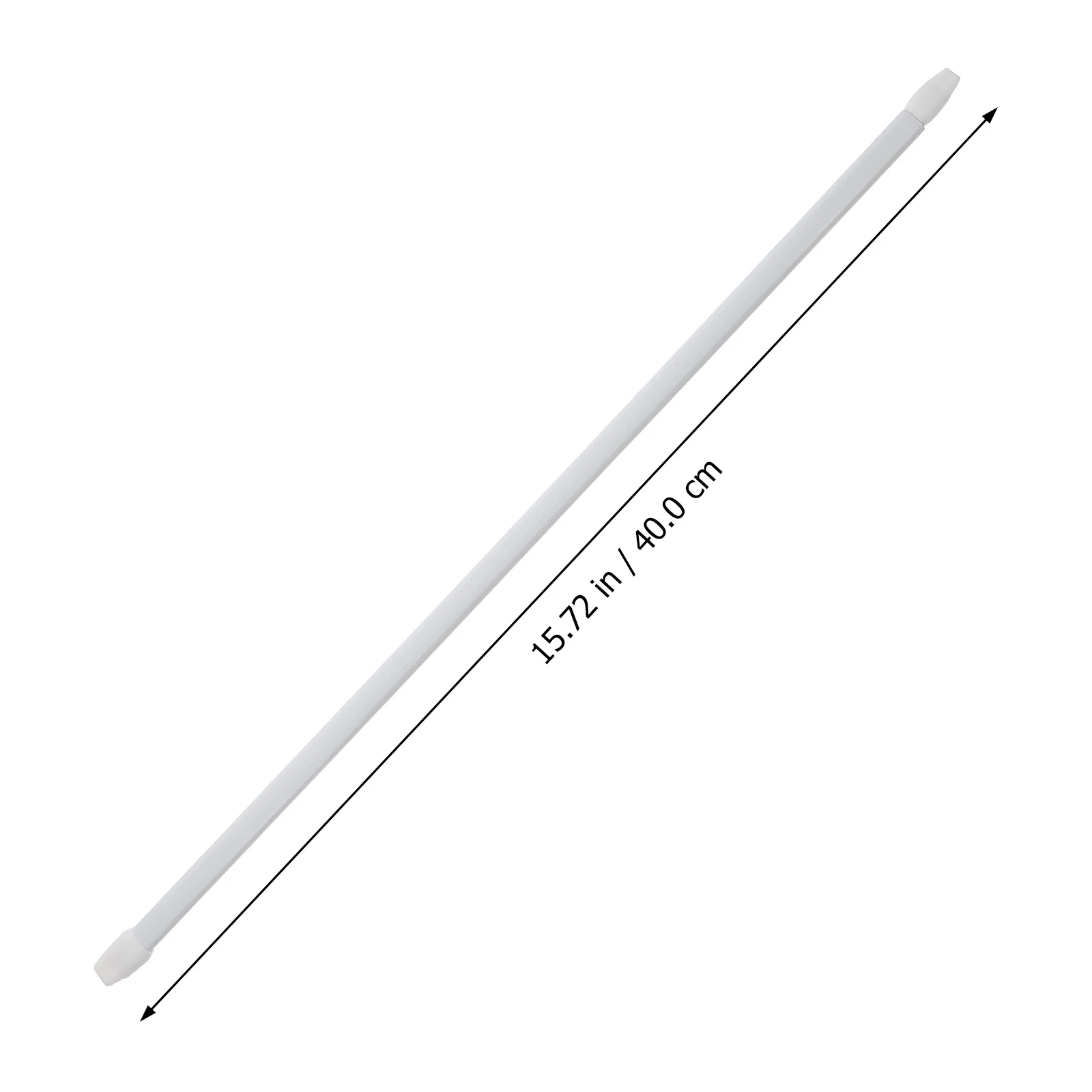 

2 Pcs Tie Rod Curtain Shower Telescoping Pole Telescopic Iron Extendable Tension