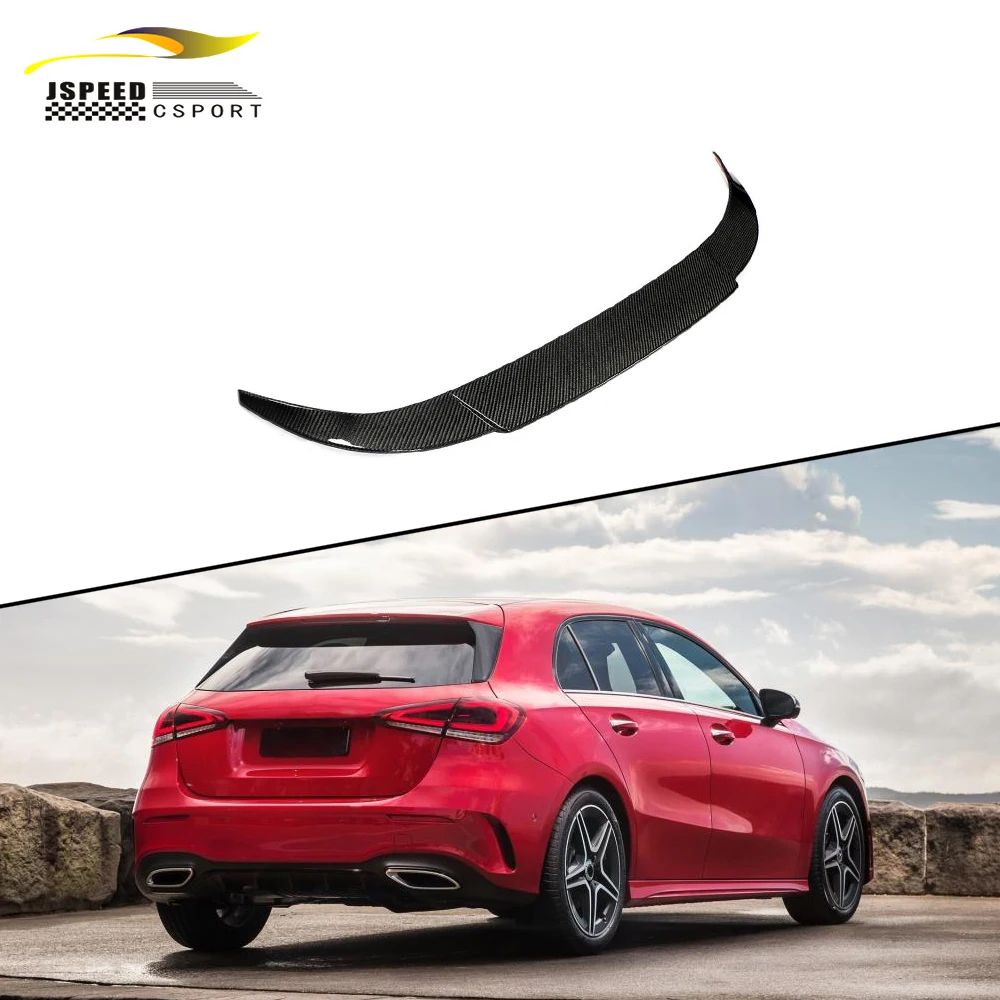 

Suitable for Carbon fiber rear roof spoilers Suitable for the 4-door AMG hatchback Mercedes-Benz W177 A200 A250 A35 2019-2021