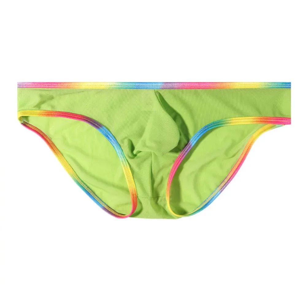 

Men Transparent Mesh Brazilian Underwear Soft Low Rise Men's Panties Ouick Dry Sexy Lingerie Bulge Pouch Briefs Underpants Men