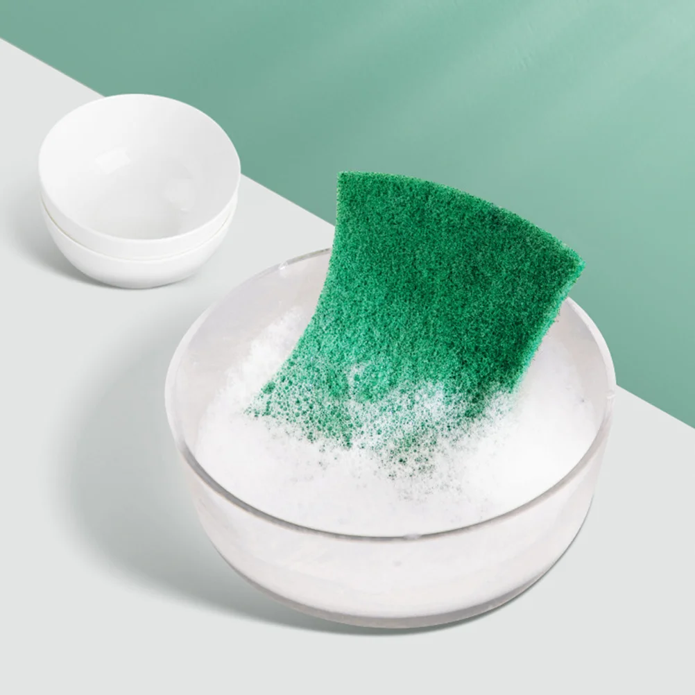 

6Pcs Kitchen Dish Scrubber Highly Absorbent Scouring Pads Durable Household Cleaning Pads for Pots Dishes Surfaces