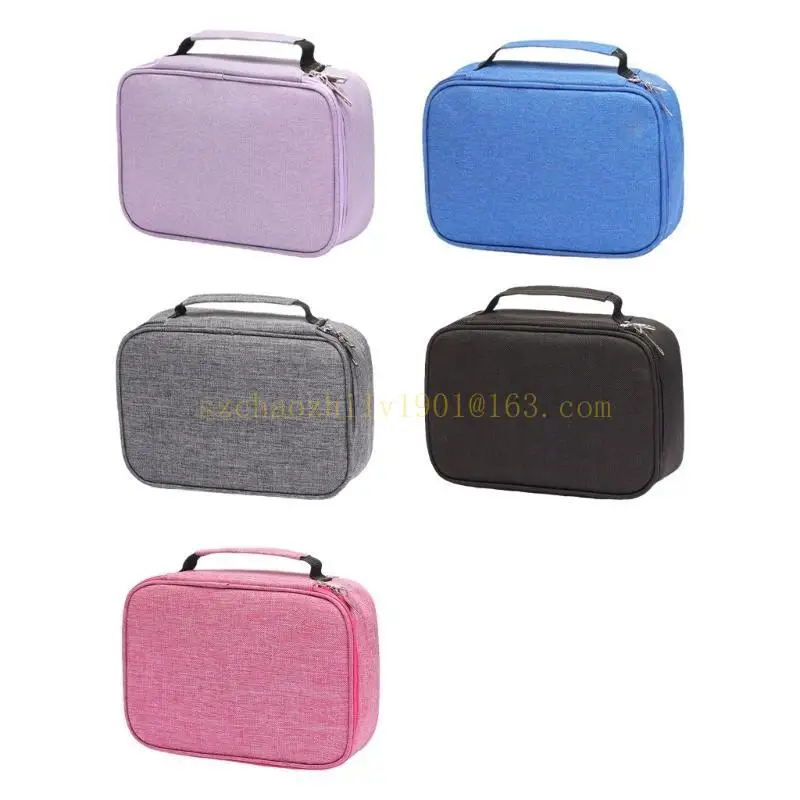 62KA 72スロットカラーペンシルケース大容量ペンケースポータブルペンオーガナイザー色付きペンシルジェルペン用のジッパーペンバッグ