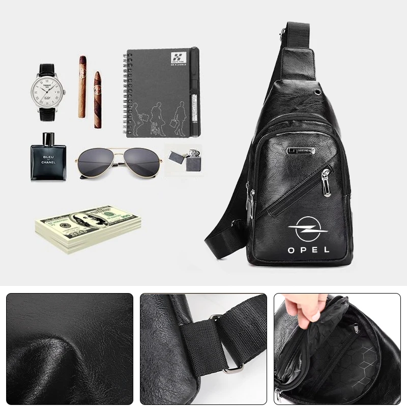 

Car Chest Bag Crossbody Shoulder Bags Travel Pack For Opel Astra H J K Insignia Corsa D Zafira Meriva Mokka Vivaro Vectra