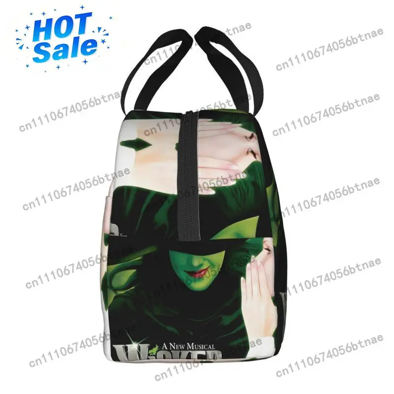 Custom W-Wickeds Magic Thermal Insulated Lunch Bags Women American Resuable Lunch Tote for Work Travel Storage Food Box
