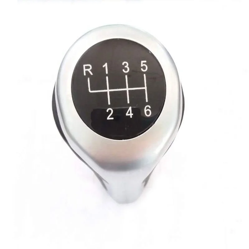 

Hot sale auto 6 speed silver gear shift knob for BMW