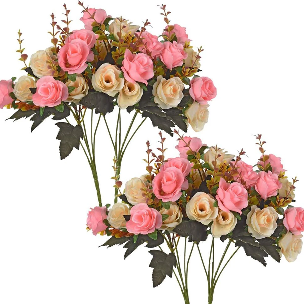 10 Stück Seidenrosen Künstliche Blumen Hochzeit Heimdekoration Brautstrauß Scrapbooking Girlande Fotografie Hochwertiges Produkt – Detail 2