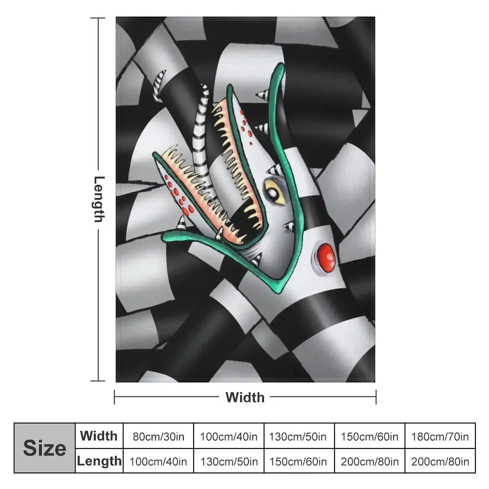 Self-Consuming Sandworm Throw Blanket for sofa blankets ands Fashion Sofas Moving Sofas Large Blankets