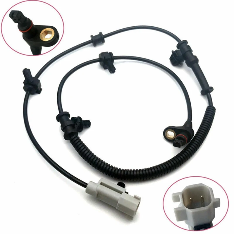 

2 PCS Front Wheel Speed Sensor ABS Sensor Black Auto For Jeep Grand Cherokee 2005-2010