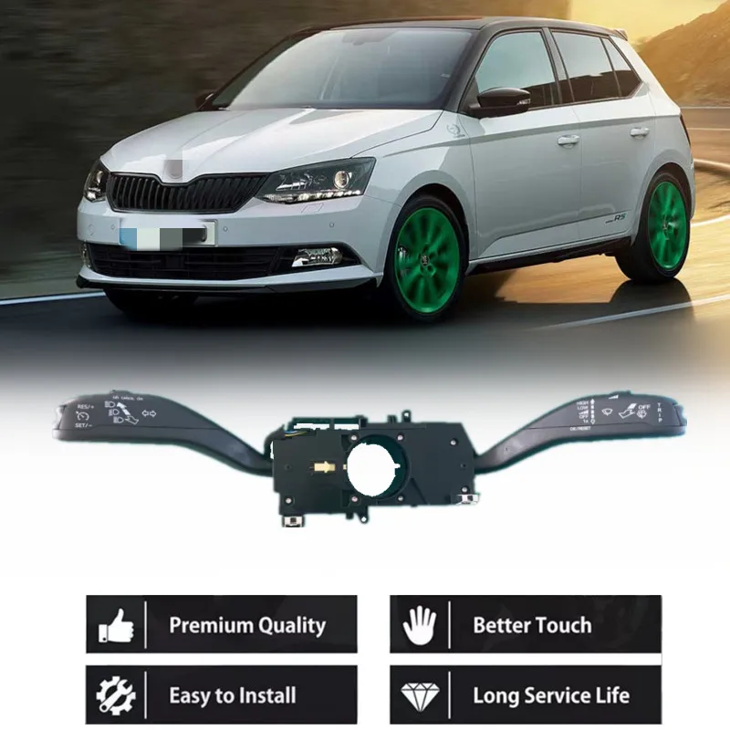 Przełącznik kombinowany Wskaźnik sterowania Kierunkowskaz Przełącznik wycieraczek do SKODA	FABIA II ROOMSTER VW AMAROK 6Q0953503DT 6Q0953513AM