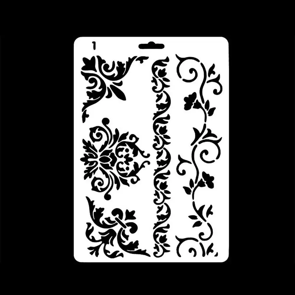 Reusable Face Paint Templates Hand Painting Hollowed DIY Body Art Paint Stencils Easily Use Decorative Tattoos Makeup Tools