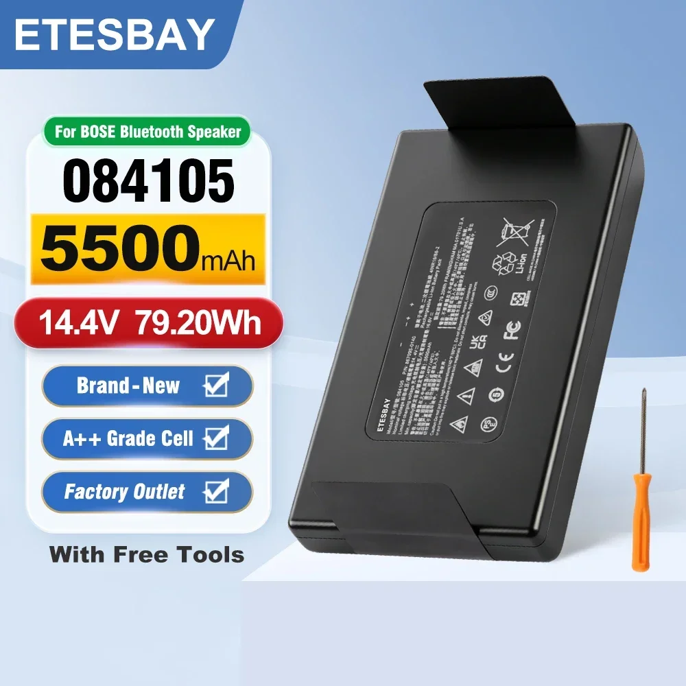 ETESBAY 084105 Replacement Battery For Bose S1 Pro+ Bluetooth Speaker 14.4V 5500mAh
