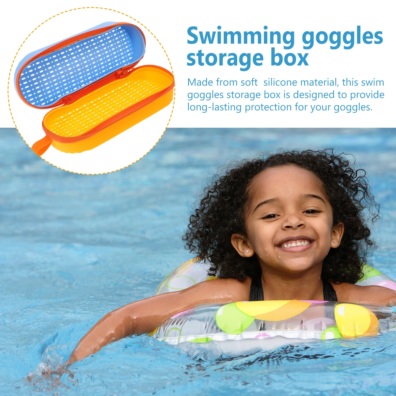 صناديق حملق السباحة، ألوان أنيقة، سعة كبيرة، محمولة لجميع نظارات السباحة، صناديق تخزين حقيبة السباحة