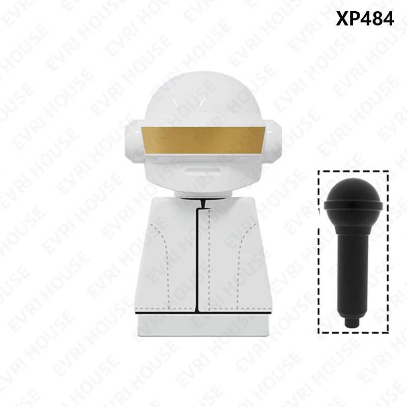 EDM DJ Daft Punk Mini Action-figuren Bausteine Spielzeug für Kinder XP483 XP484 XP485 XP486