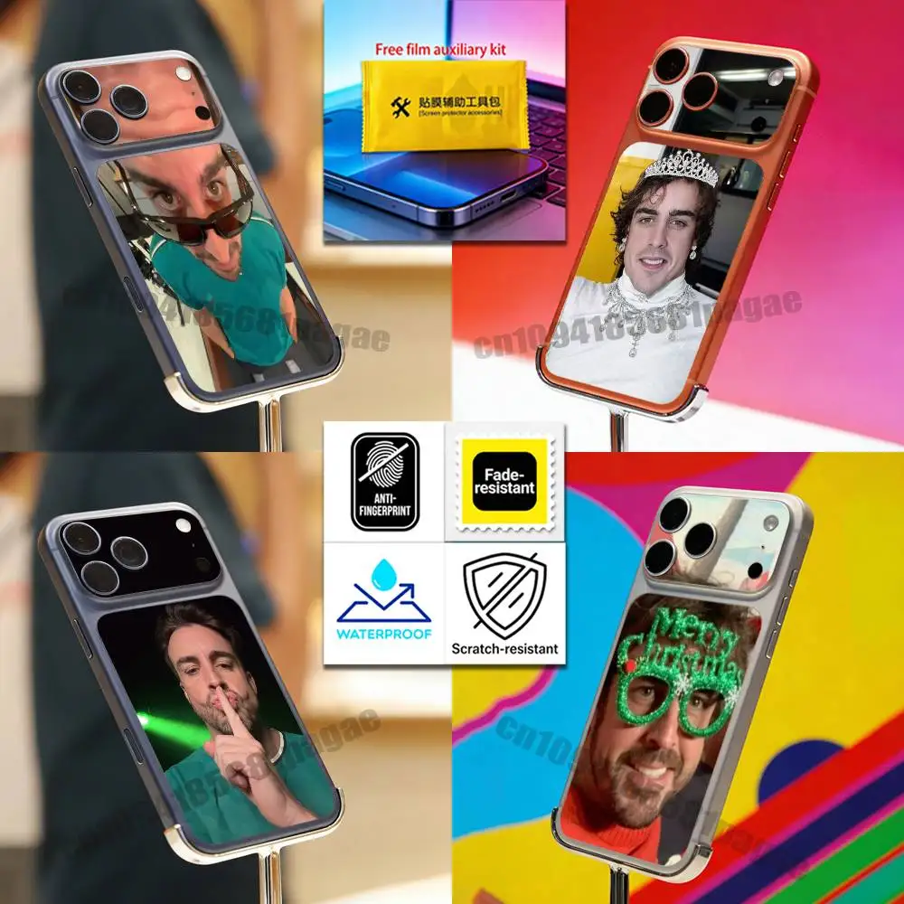 

For F-Fernando A-Alonso iPhone 17 pro Max Phone Back Film Decal Skin Wrap Protective Sticker Full Cover