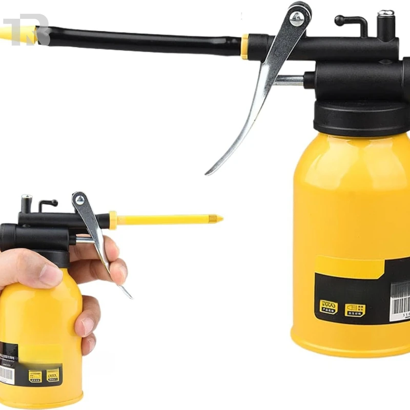 

Oil Can Grease Guns Lubrication Metal High Pressure Pump Car Oil Pot Bottle Repair Tool 200ML 250ML 300ML