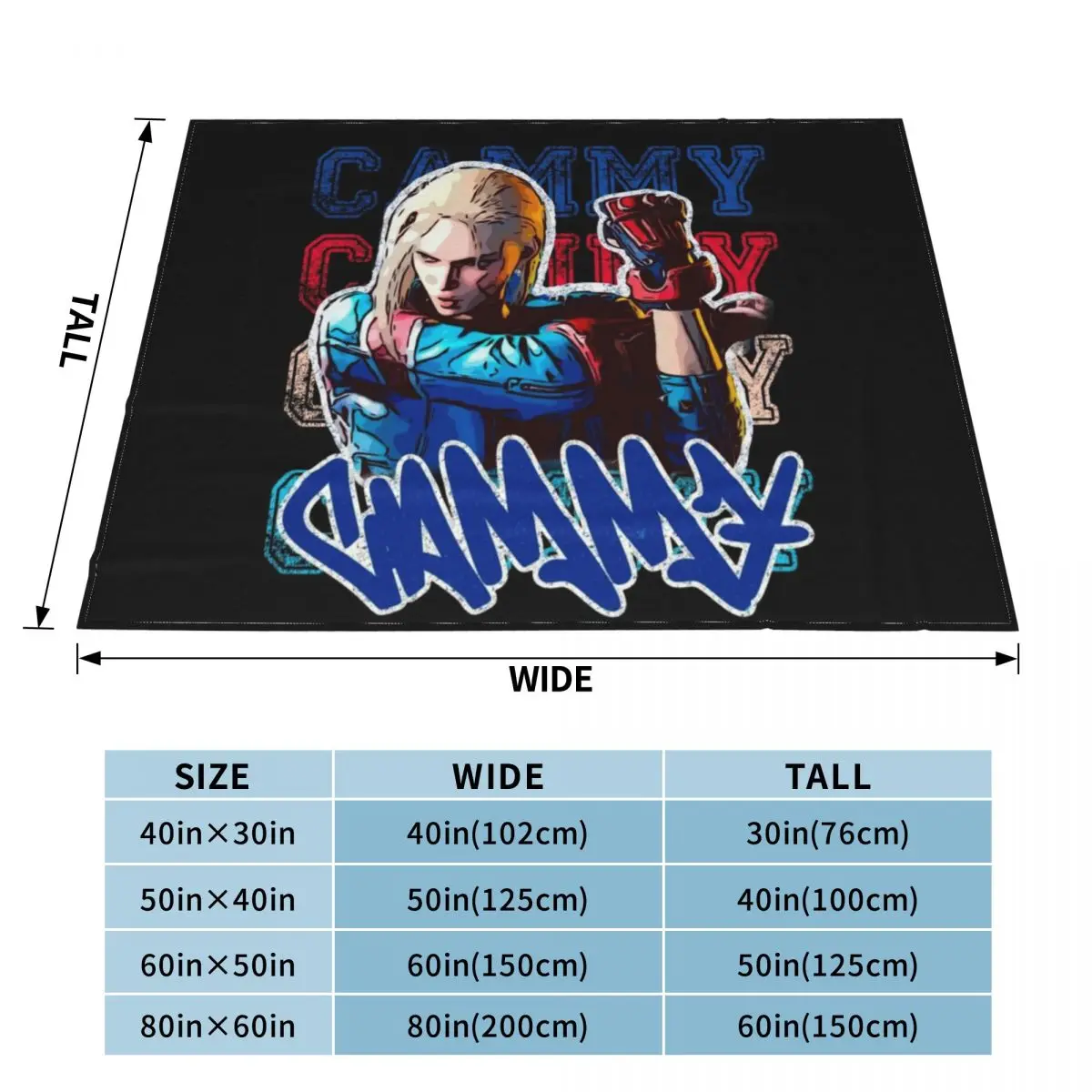 Sf6 Cammy fan, United Kingdom, British, Throw Blanket furry Thin Blankets