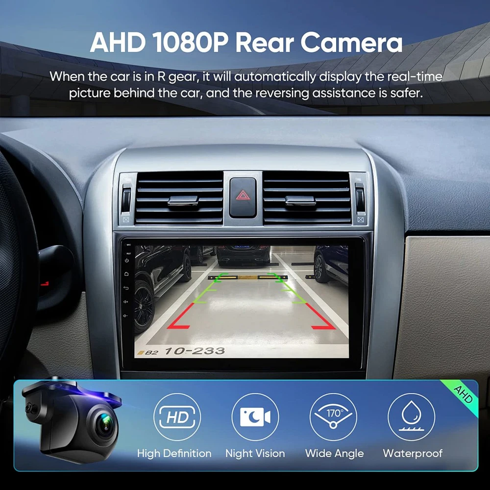 9 Inch Android 16 For Toyota Avensis T25 2002-2008 Car Radio GPS Navigation Multimedia Video Player Stereo Head Unit No 2din DVD view 5