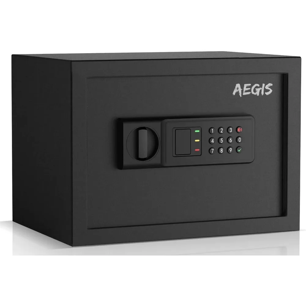 

Модель AEGIS 0,8 куб. футов с цифровой клавиатурой для дома и офиса, безопасный, сверхмощный стальной денежный ящик с бесшумной работой
