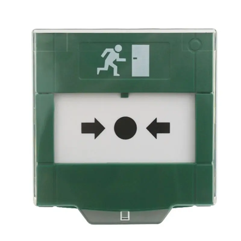 Urgent Button Fire Emergency Release Switch Resettable Door Alarm Exit Function With Cover-[Toolmr A83]