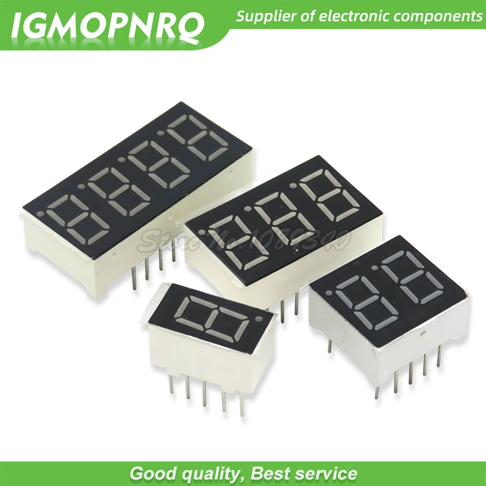 5PCS/lot 0.4inch LED display 7 Segment 2 Bit 3 Bit 4 Bit Digit Tube Red Common Cathode / Anode Digital 0.4 inch led