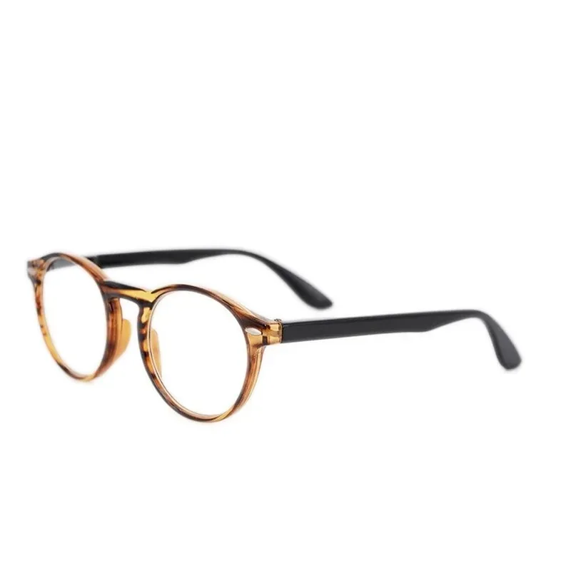 Modische Runde Brillen für Damen, Fake-Computerbrille für Herren, Vintage Runde Lesebrille, Brillengestell für Frauen +0 – Detail 18