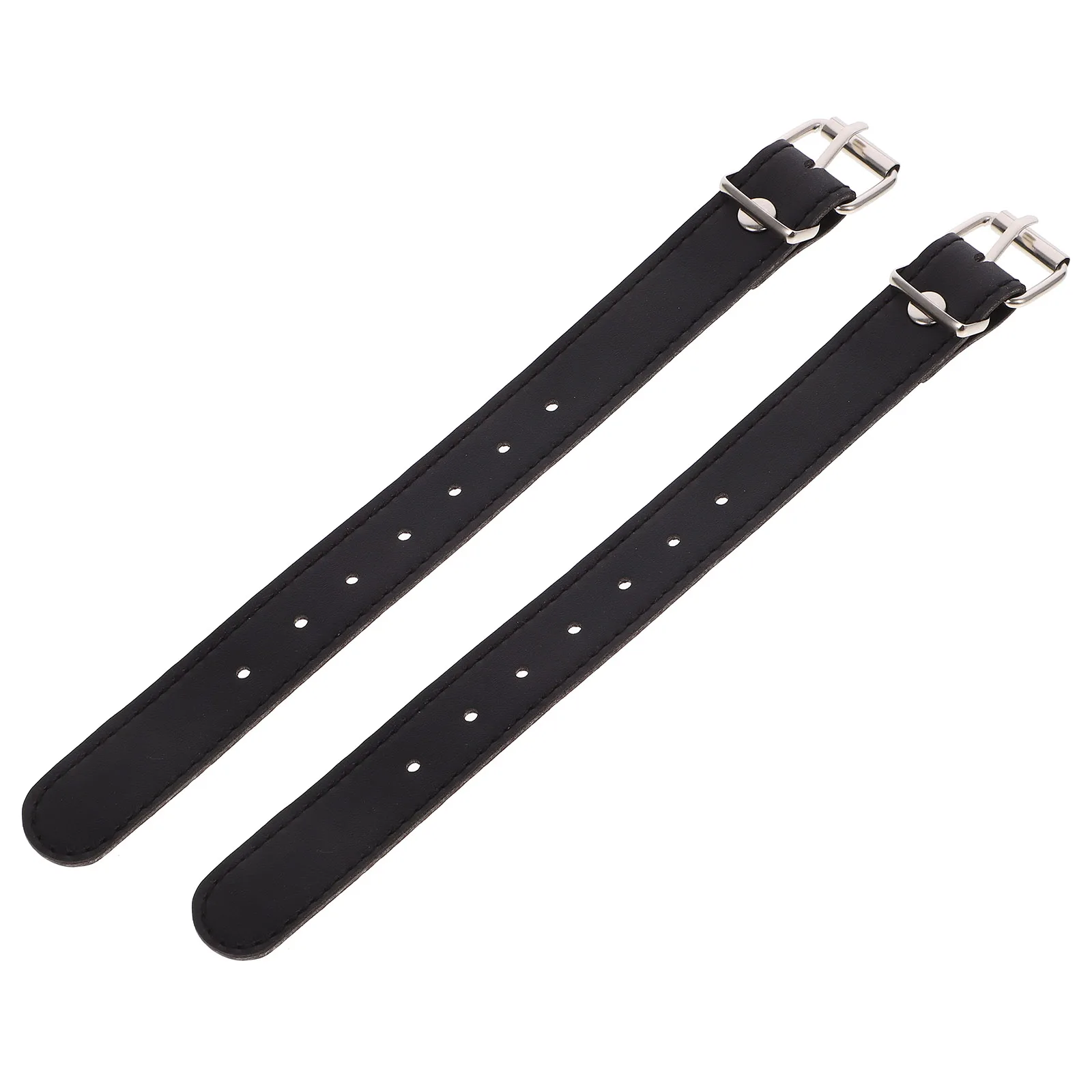 

1 Pair Of Pu Bike Basket Straps Adjustable Front Bicycle Fastening Straps For Electric Bike Durable Secure Fit Lightweight