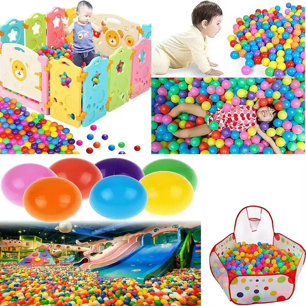 

Outdoor Sport Ball Eco-friendly Water Pool Ocean Wave Ball 50/100pcs 5.5cm Stress Air Ball Funny Toys For Children Kid Ball H4y9