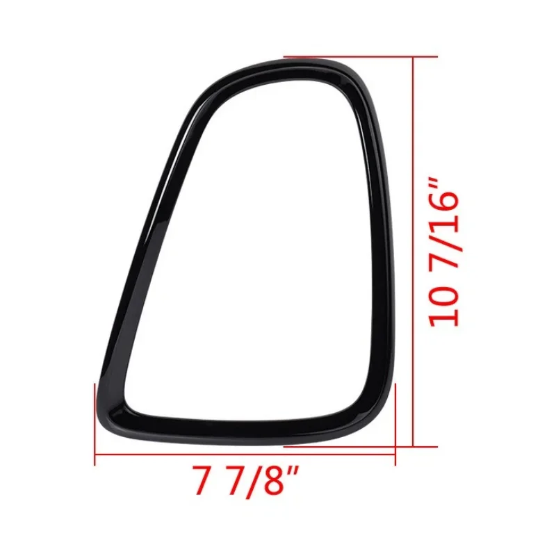 Set Headlight + Taillight Trim Rings 51137149905 51137149906 for 2007-2015 BMW Mini Cooper R56 R57 R58 51132296296 51132296297
