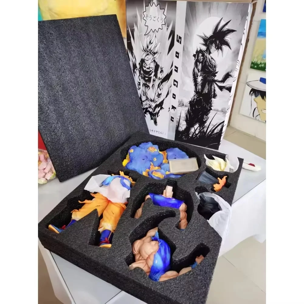 Jouets Jt Dragon Ball Z, 35cm, le premier Super Saiyan Goku, Figurine d'action, modèle de Collection, décoration, cadeau, en Stock