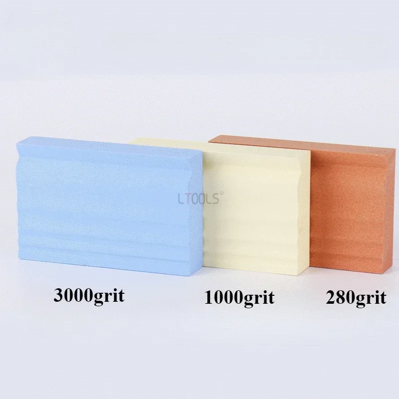 Double-sided Sharpening Stone White Corundum Grooves Grindstone Multi-role Carpentry Carving Chisels Polishing Special Whetstone