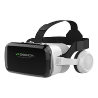 RGB Esports 3D Helmet VR Adjustable Headwear Wireless Glasses Virtual Reality Stereo Microphone Headphone Helmet Suitable fphone
