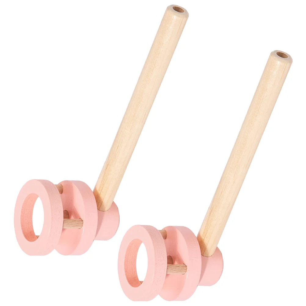 

2pcs Wood Toy Kids Breathing Exercise Floating Balls Blowing Toys Tools Party Kids Toys Game Accessories