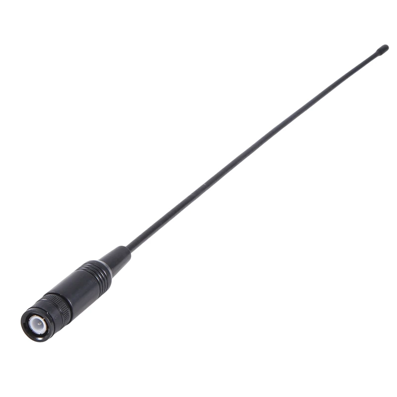 38cm 771 flexible antenne bnc kopf uv dual section q9 bajonett für IC-V8 IC-V82 IC-V85 walkie-talkie einfach zu installieren