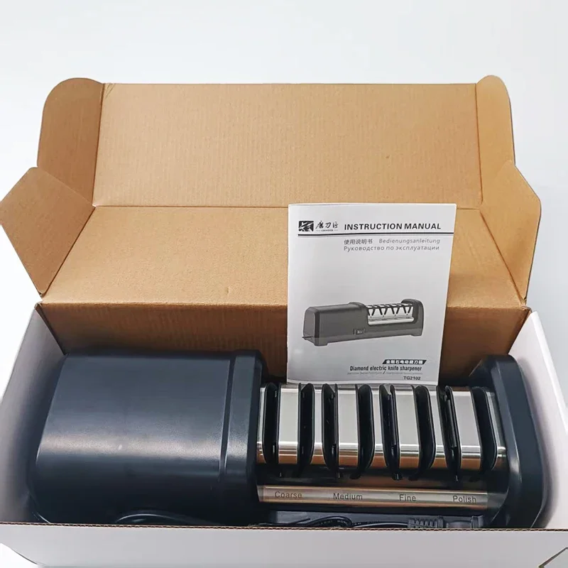 

TAIDEA Electric Diamond Knife Sharpener New Upgrade Sharpening System Have Polishing Grit 360/600/1000# Professional Sharpeners