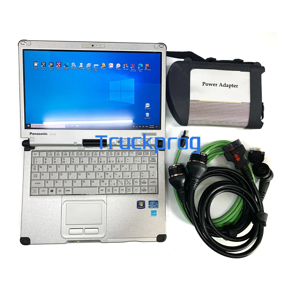 

MB STAR C4 Diagnosis Multiplexer for Benz MB SD Connect Compact C4 For Benz Car Truck Diagnostic Scanner Tool+CF C2 Laptop