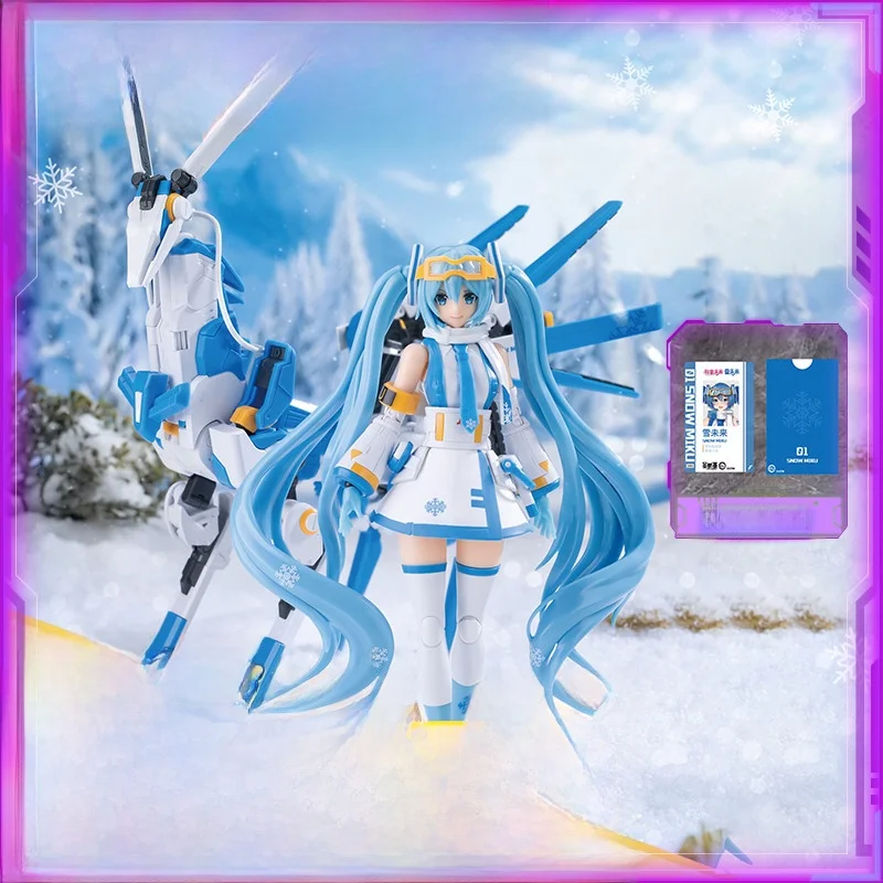 sanuki-vocaloid-piapro-snow-miku-figurine-d'assemblage-220mm-anime-japonais-pvc-figurine-articulee-a-collectionner