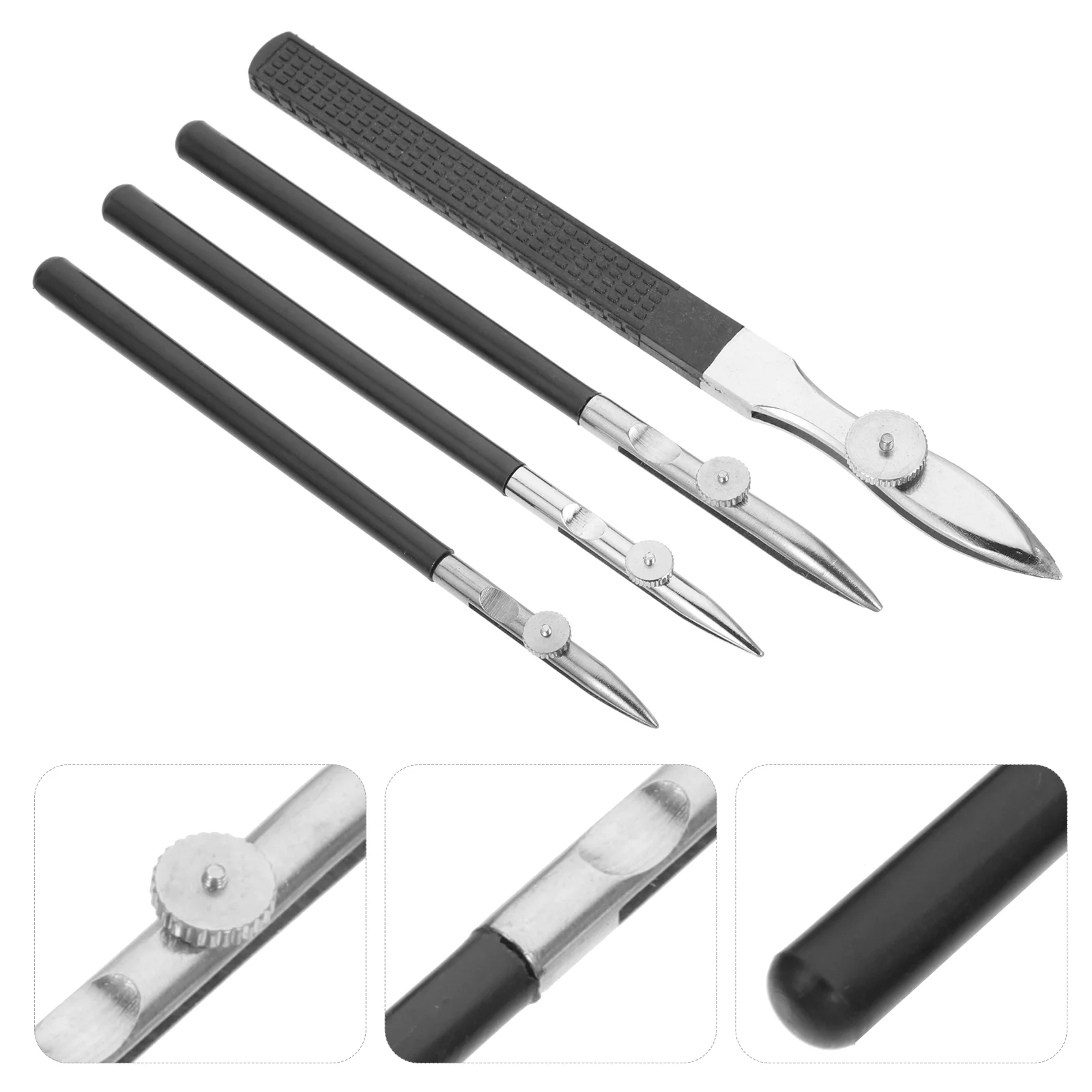 4 Pcs Duck Pen Painting Tool Line for Artists Convenient Draw Paints Fine Ruling Comic Fluid Suite Straight