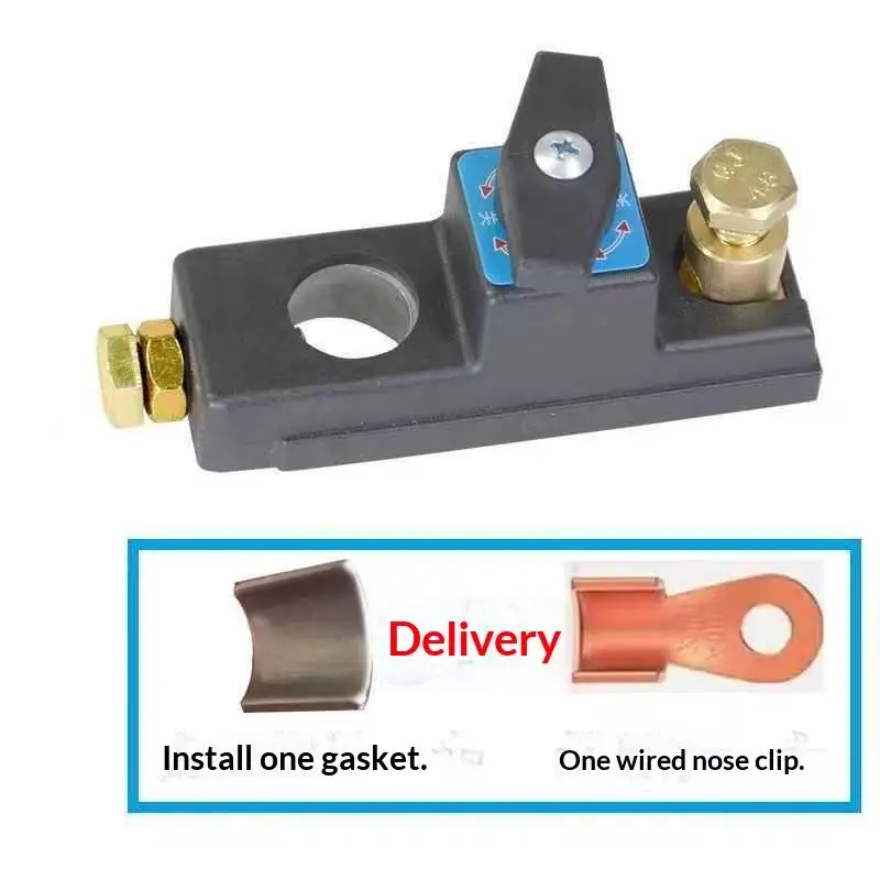 Auto-Batterie-Trennschalter 12V-24V Batterie-Entkopplungsschalter Anti-Leckage-Schalter Schnell-Trennschalter Universell Reines Kupfer Leckageschutz – Detail 7