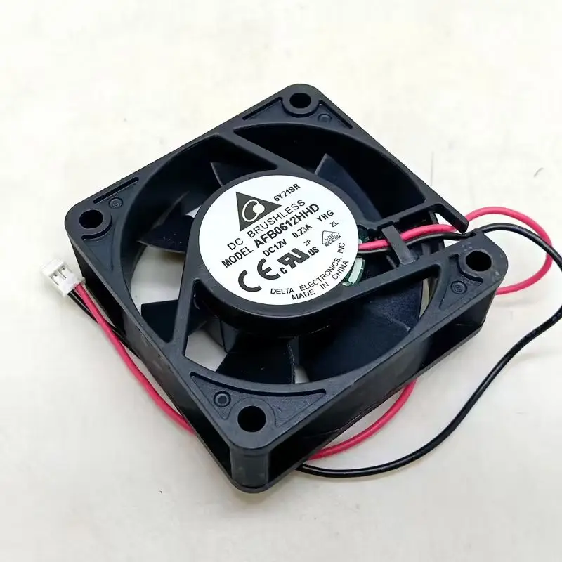 60mm Fan for Delta AFB0612HHD 60mm 12V 0.23A Double Ball Bearing Cooling Fan for Computer Cases and Power Supplies