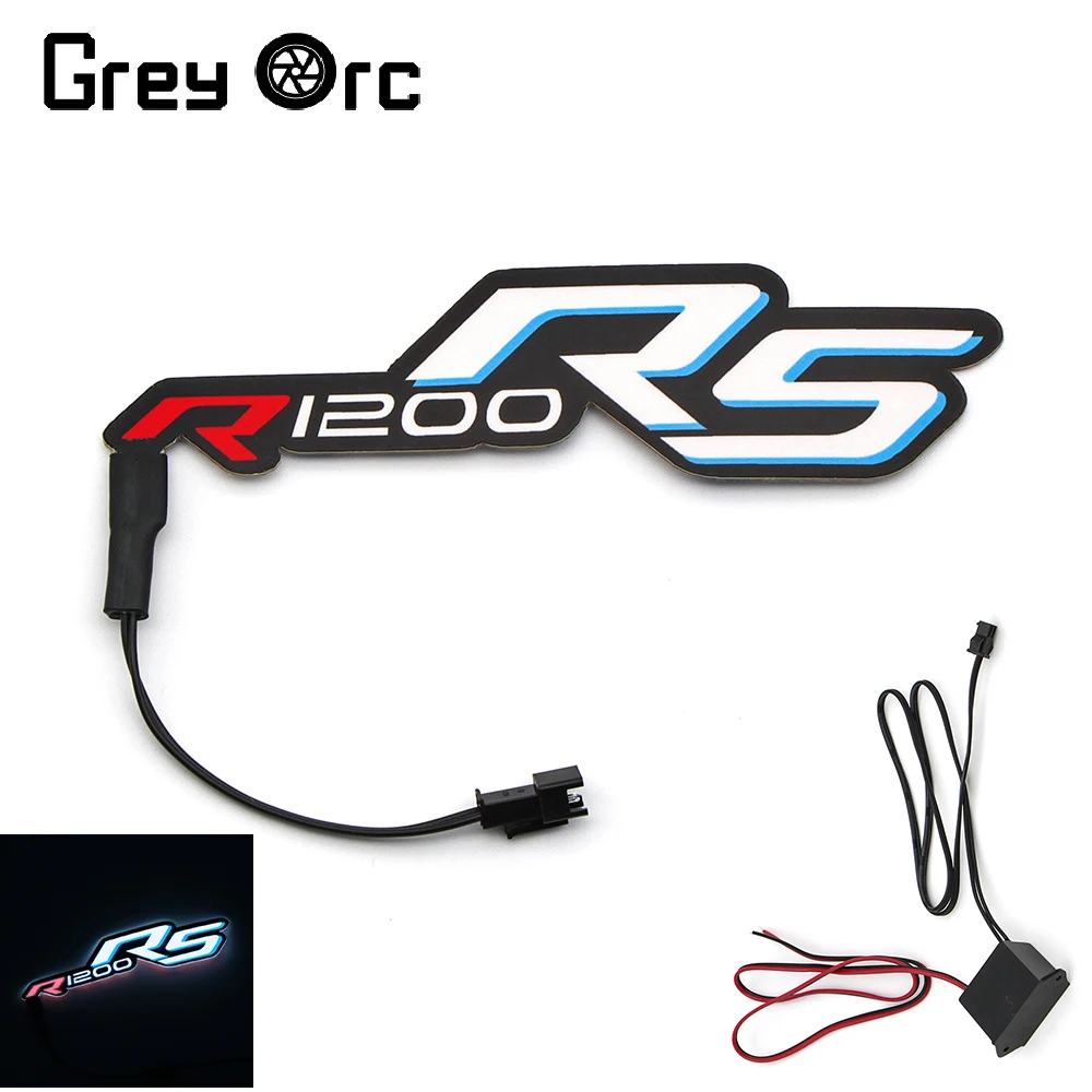 

For BMW R1200RS R1200 R 1200 RS Motorcycle LED Cold Light Patch Fairing Body Sticker Logo Decoration Lamp Flashing
