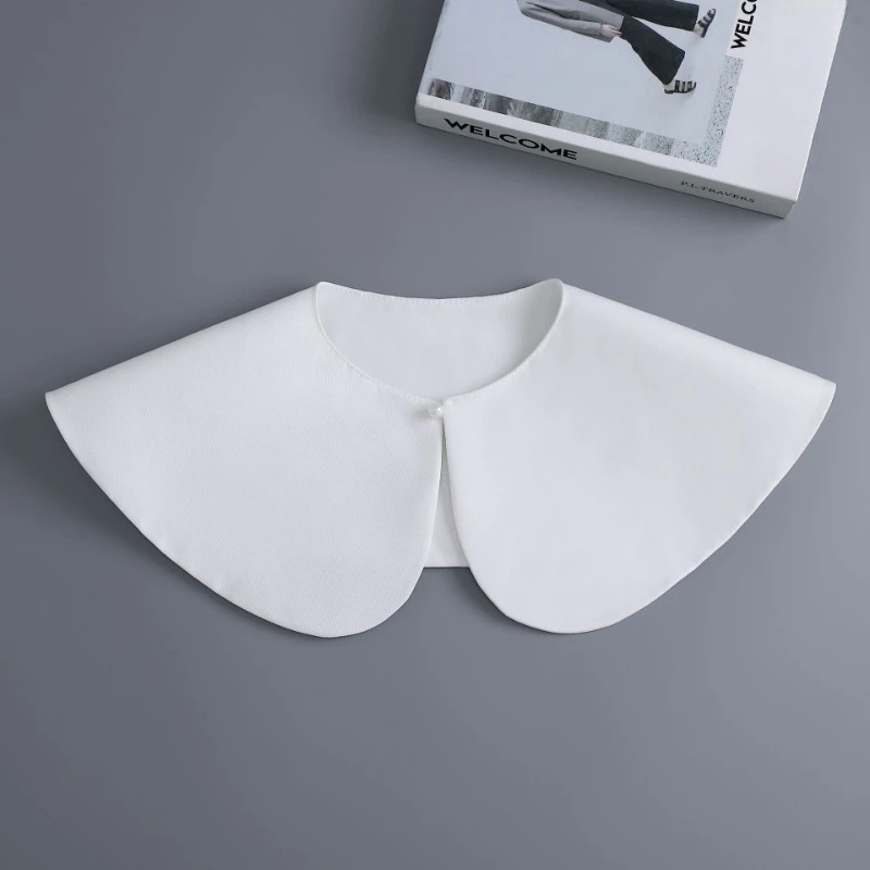 وشاح الموضة شال وهمية طوق قميص المرأة انفصال طوق بلون كاذبة طوق التعادل الأبيض فو كول الملابس والاكسسوارات