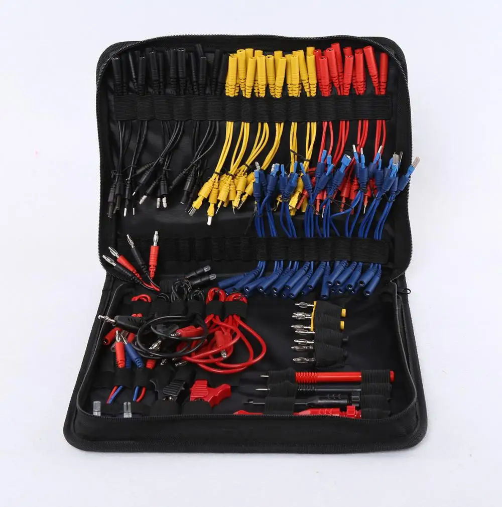 

MST-08 Automotive Mult-ifunction Circuit Test Wiring Accessories Diagnostic Cable 92 Pieces MST-08 for Car Diagnostic Cable Kit