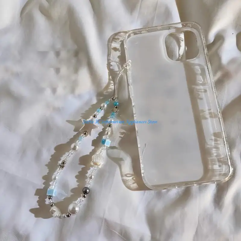 

Pearls Shell Star Phone Strap Not Toxic Universal Summer Beach Partys Accessory PVC Universal Lanyard