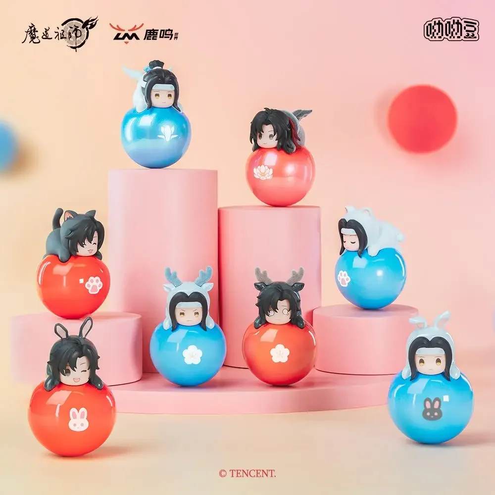 Official Anime Mo Dao Zu Shi MDZS Cute Papa Tumbler Series Lan Wang Ji Wei Wu Xian Cosplay Mystery Box Collection Fans Gift