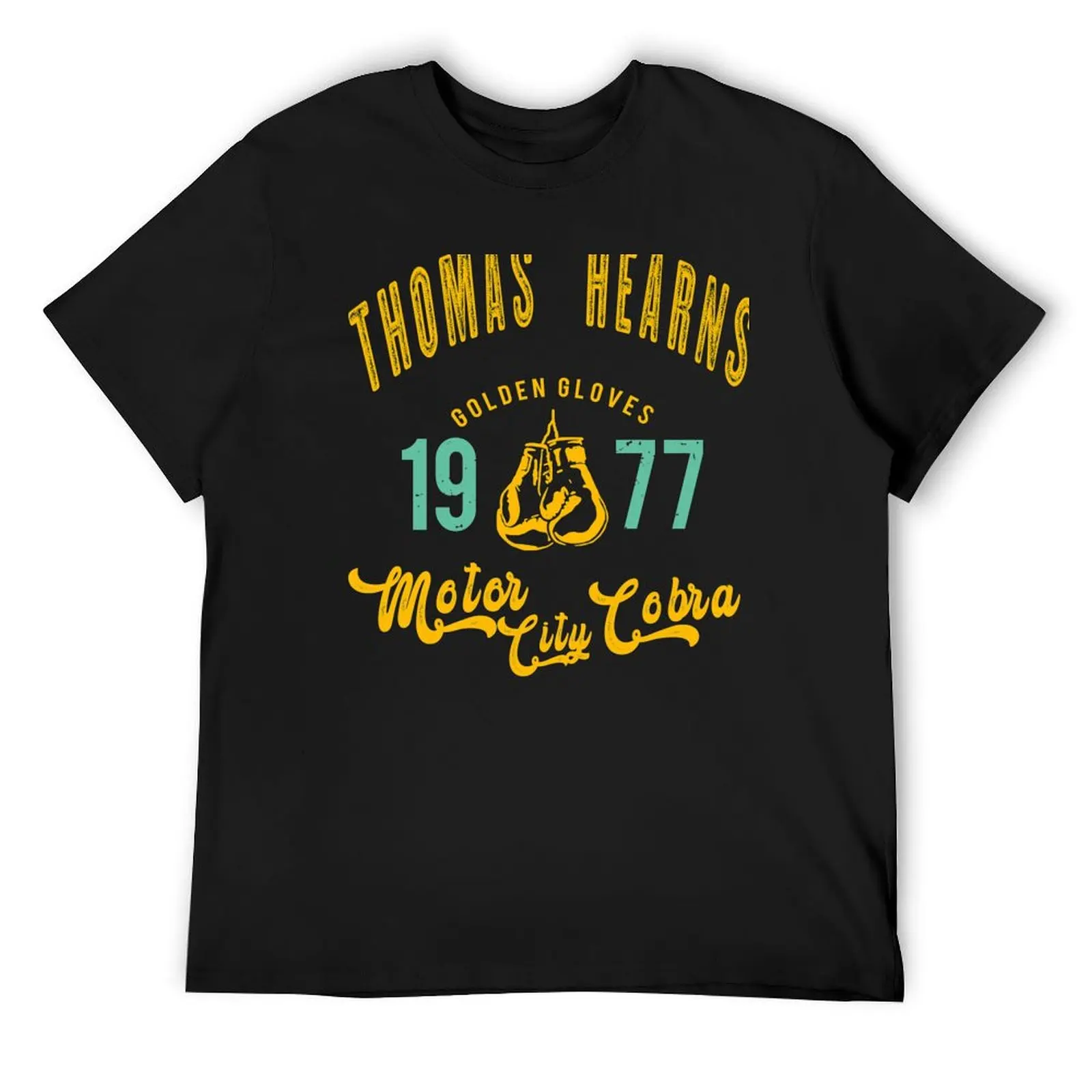 Motor City Cobra Thomas Hearns T-Shirt fashion shirts plus size tops vintage mens workout shirts