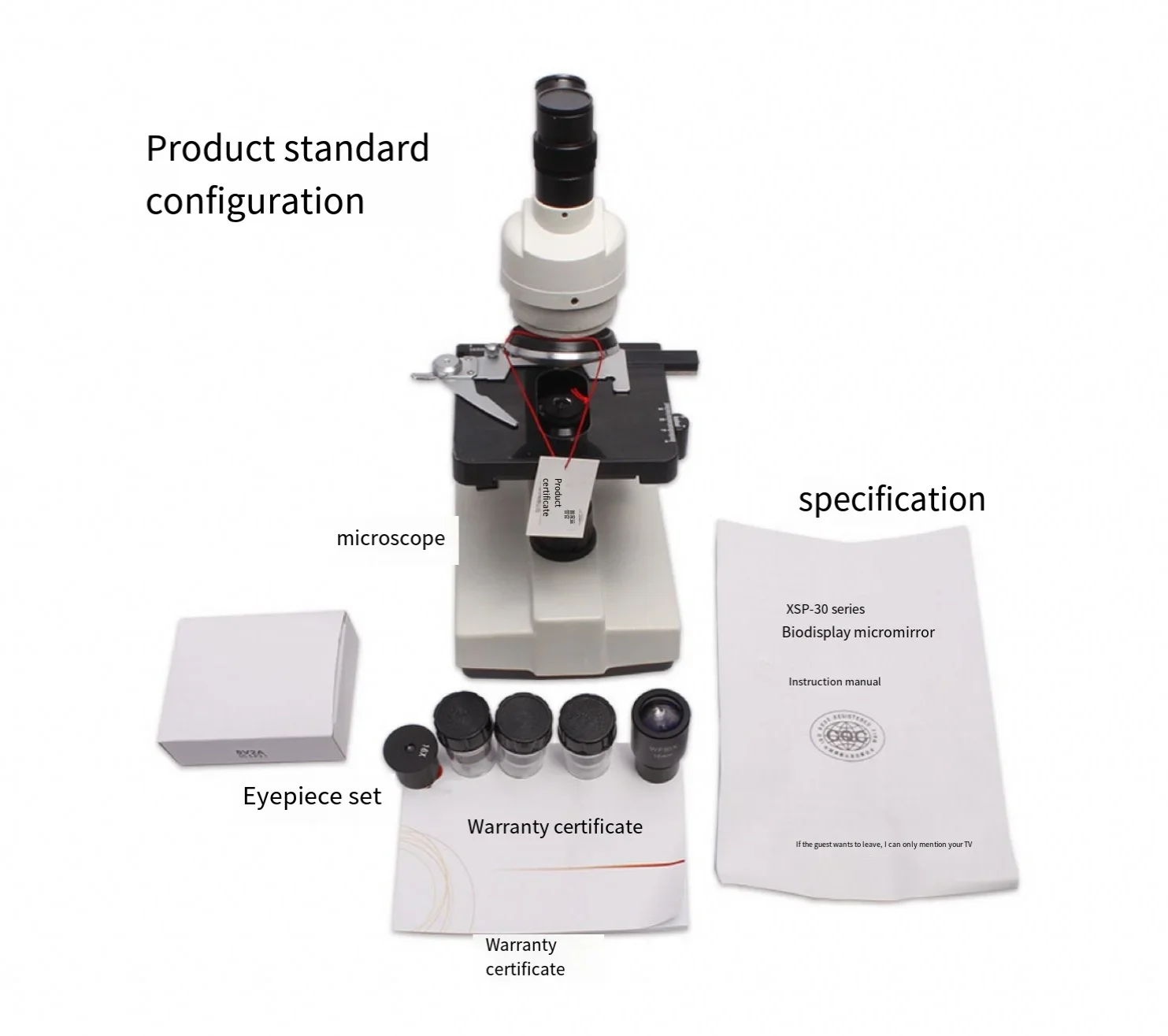 35TV-640X Biological Laboratory portable monocular biological microscopy student microscope