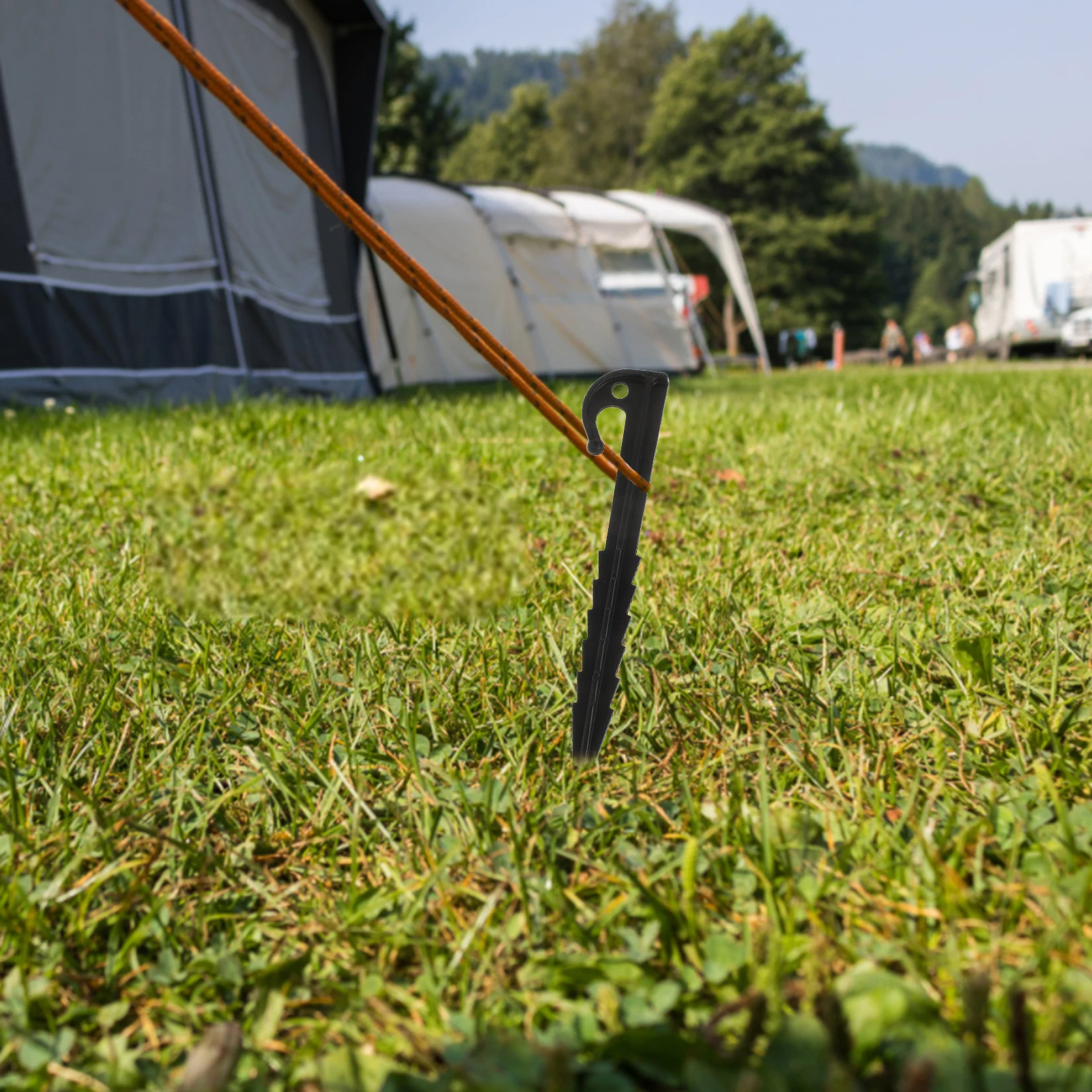 

10pcs Tent 14 6cm Plastic Stakes for Camping Outdoor Tarp Ground Fixing Windproof Stakes For Outdoor Decorations Lightweight