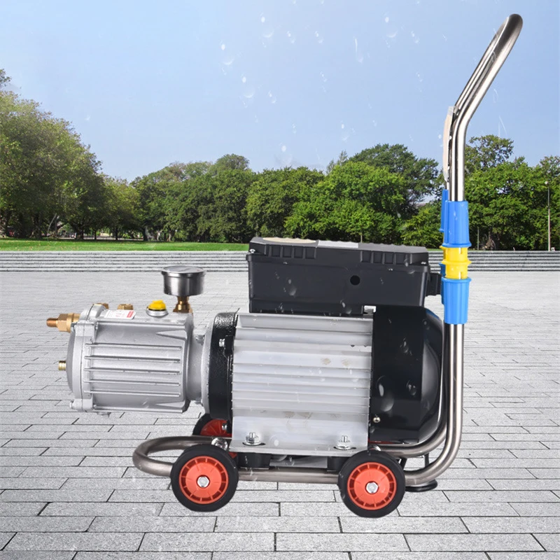 220V High Pressure Washer Household Mobile Convenient Car Washing Machine Brush Pump Pure Copper High Power Car Wash Equipment