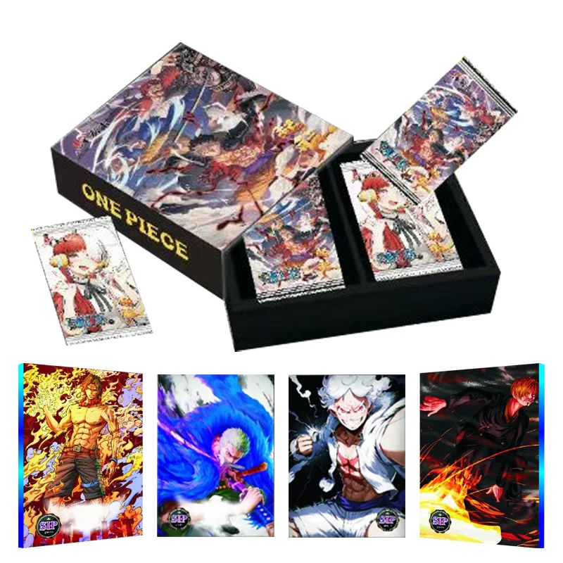 One Piece Collection Cards Booster Box New World Cruise Rare Anime Table Playing Game Board Cards