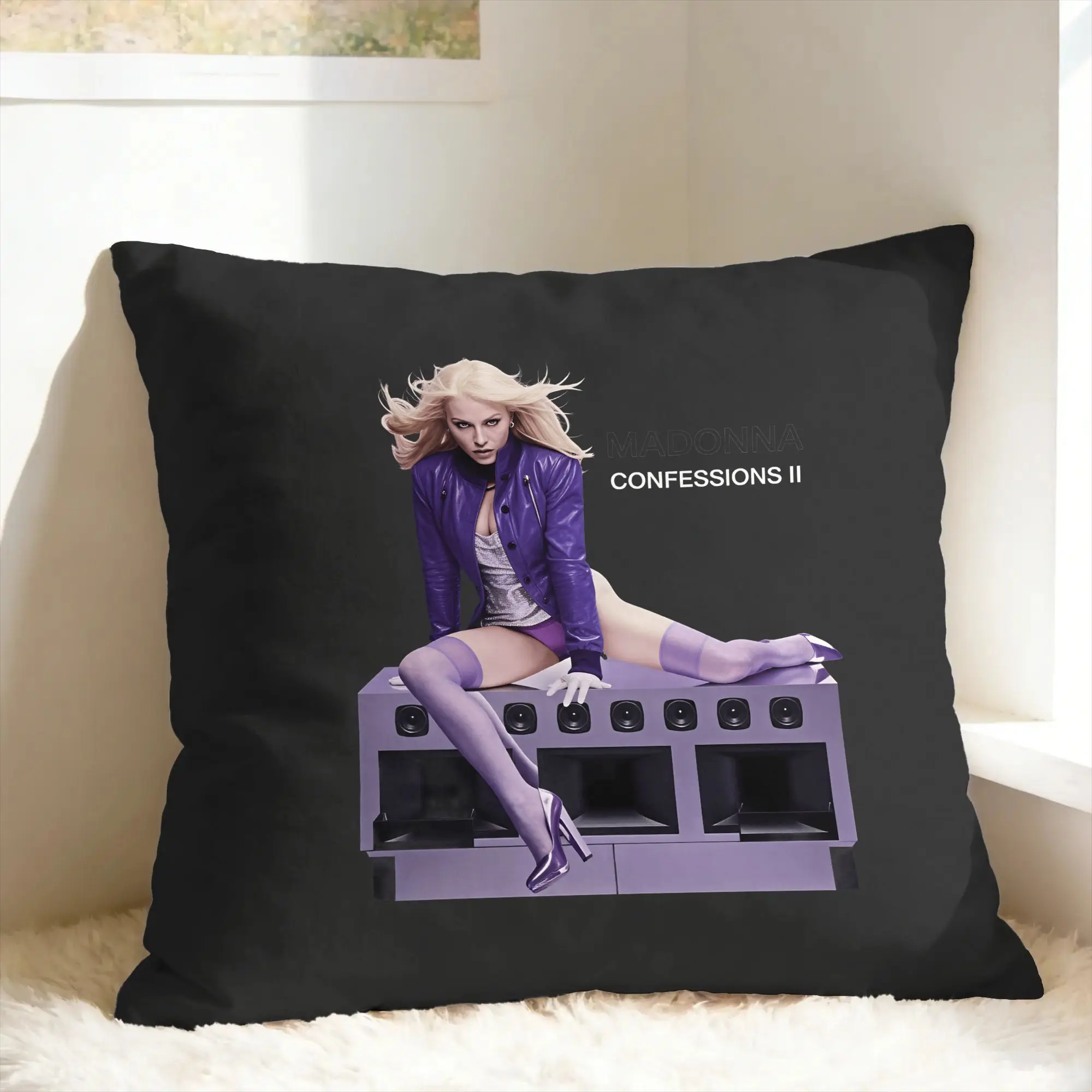 Madonnas Album Confessions II Graphic 2026 Pillow Case  Soft Pillow Cover Novelty Pillowcases For Sofa Home Decoration