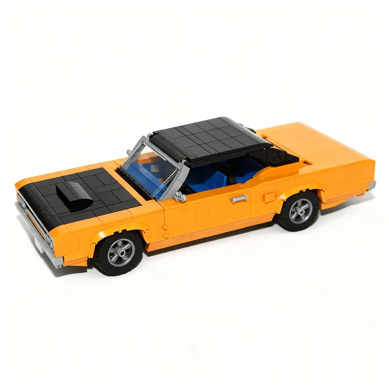 1633pcs MOC Plymouth Roadrunner Cars Model Building Blocks Construction Toy Christmas Gifts DIY Creative Idea Education Birthday view 2